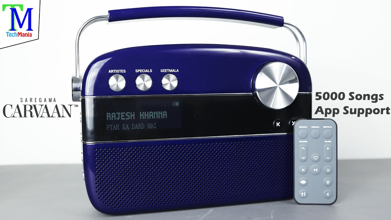 Saregama Carvaan Hindi Unboxing & Review | 5000 Evergreen Songs, App Support, AUX,BT, USB Support.