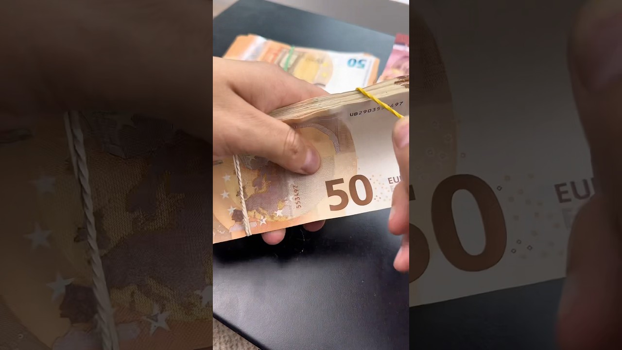 Z&auml;hle Bargeld 💶💸#50euro  #asmr  #20euro #bargeld #geld  #cash #money #100euro #euro #f&uuml;rdich #fyp
