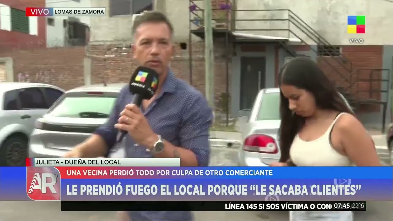 🔴 LOMAS DE ZAMORA: LE PRENDIÓ FUEGO EL LOCAL PORQUE 