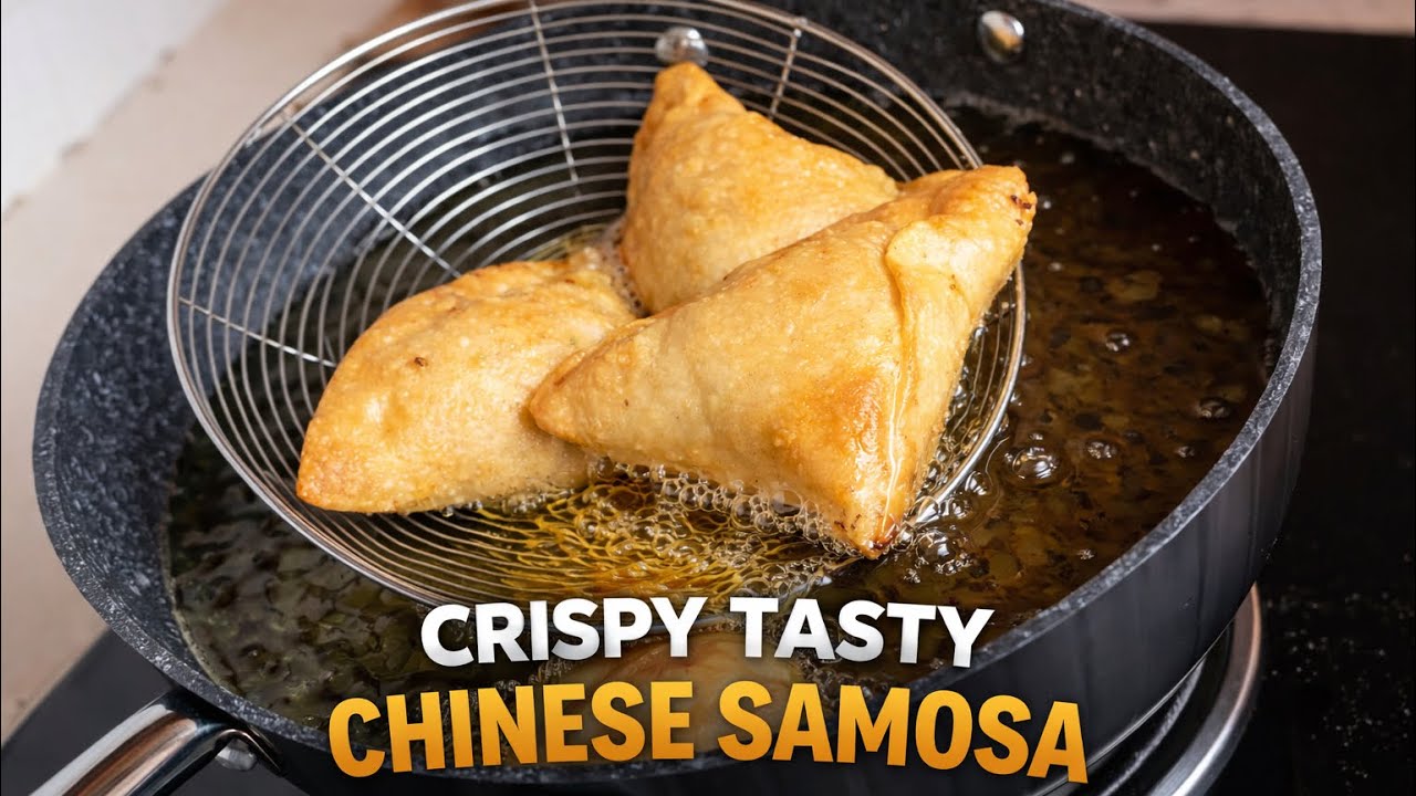 Holi Special Chinese Samosa | Crispy, Spicy & Perfect Party Snack! 