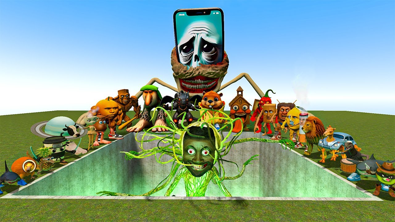 NEW LIN GANG MELON ZOOCHOSIS BOSS VS ALL NEW ITALIAN AI BRAINROT MEMES! - Garry's Mod