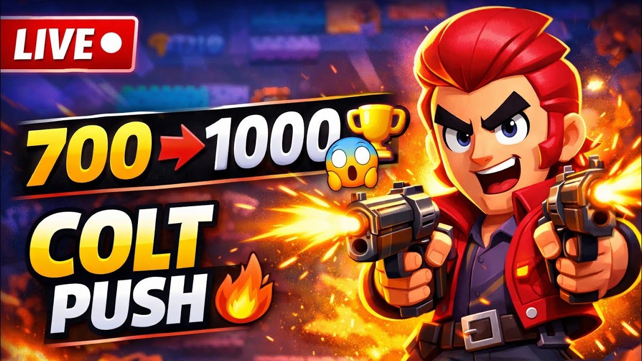 Brawl Stars LIVE 🔴 | Colt 700 ➝ 1000 Trophy Push 🏆