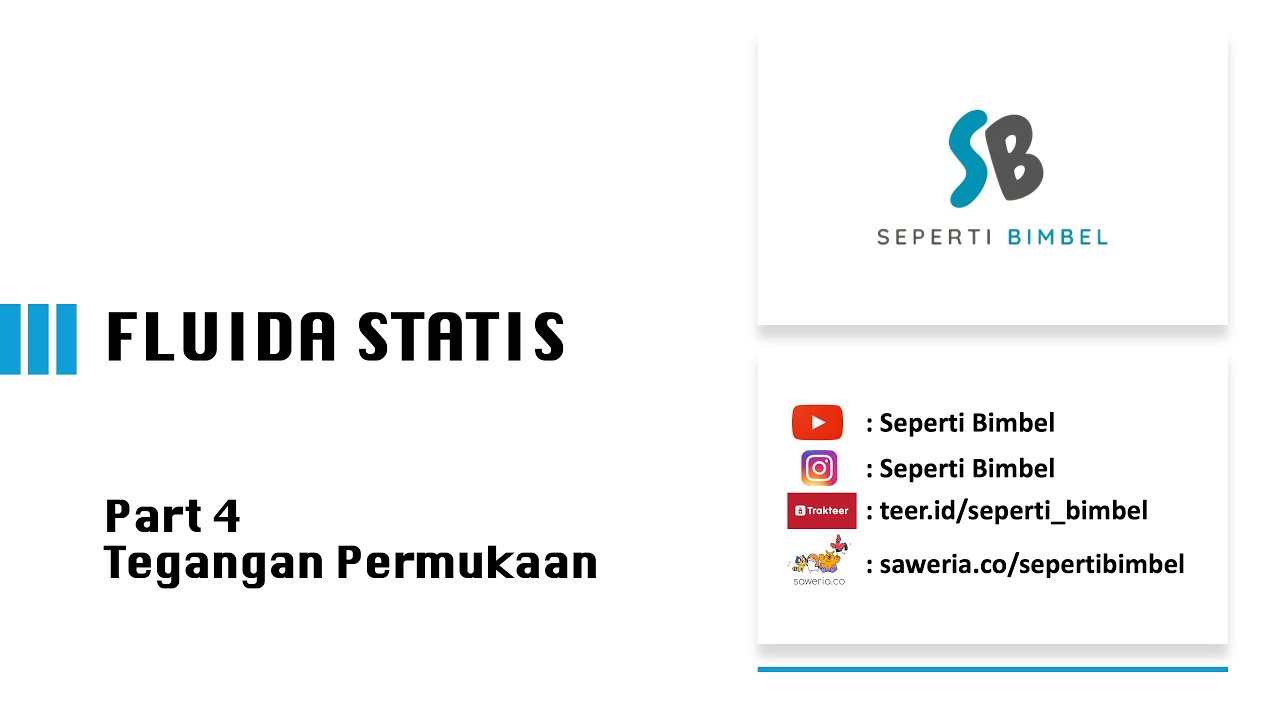 Fluida Statis Part4 Tegangan Permukaan