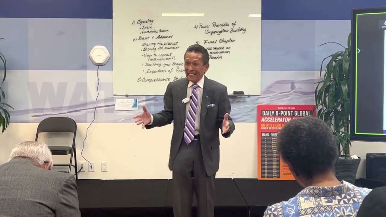 Daniel Dimacale&rsquo;s Kangen Water Money presentation at Enagic Los Angeles