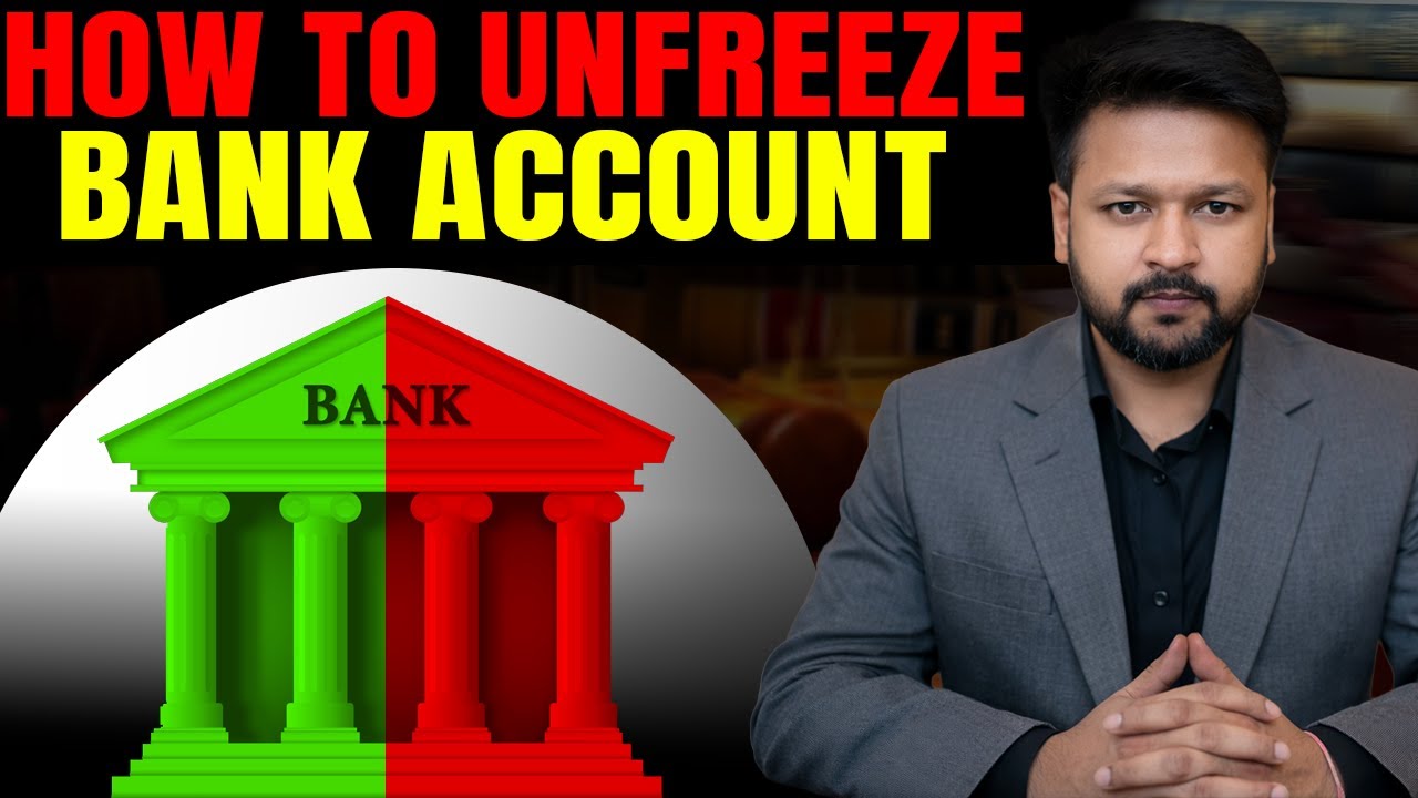 How To Unfreeze Bank Account || Bank Account Freeze 
