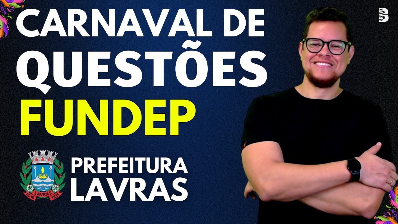 INFORMÁTICA | EXCEL | BANCA FUNDEP | CONCURSO PREFEITURA LAVRAS MG