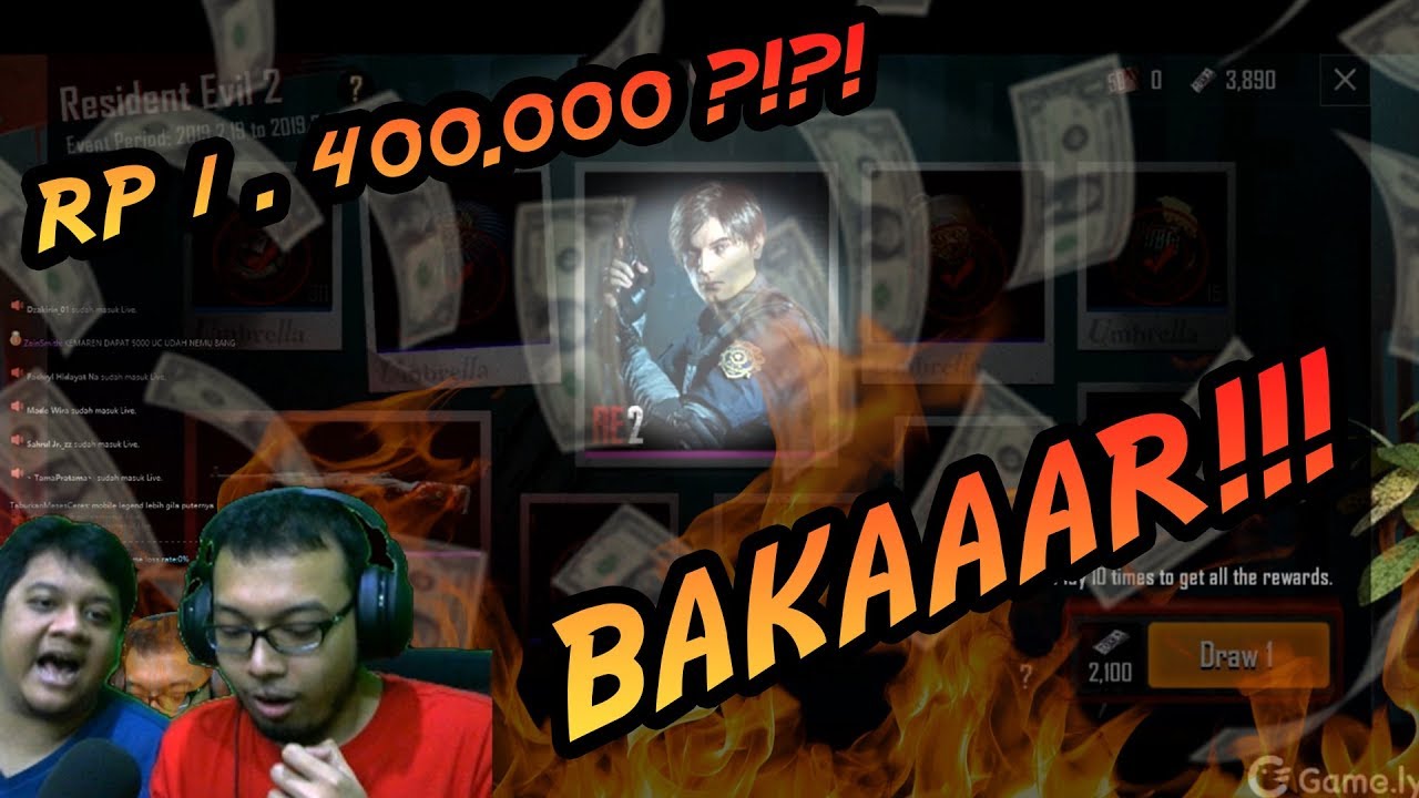 Resident Evil 2 Battle Royale! - PUBG Mobile Gacha Skin Leon!