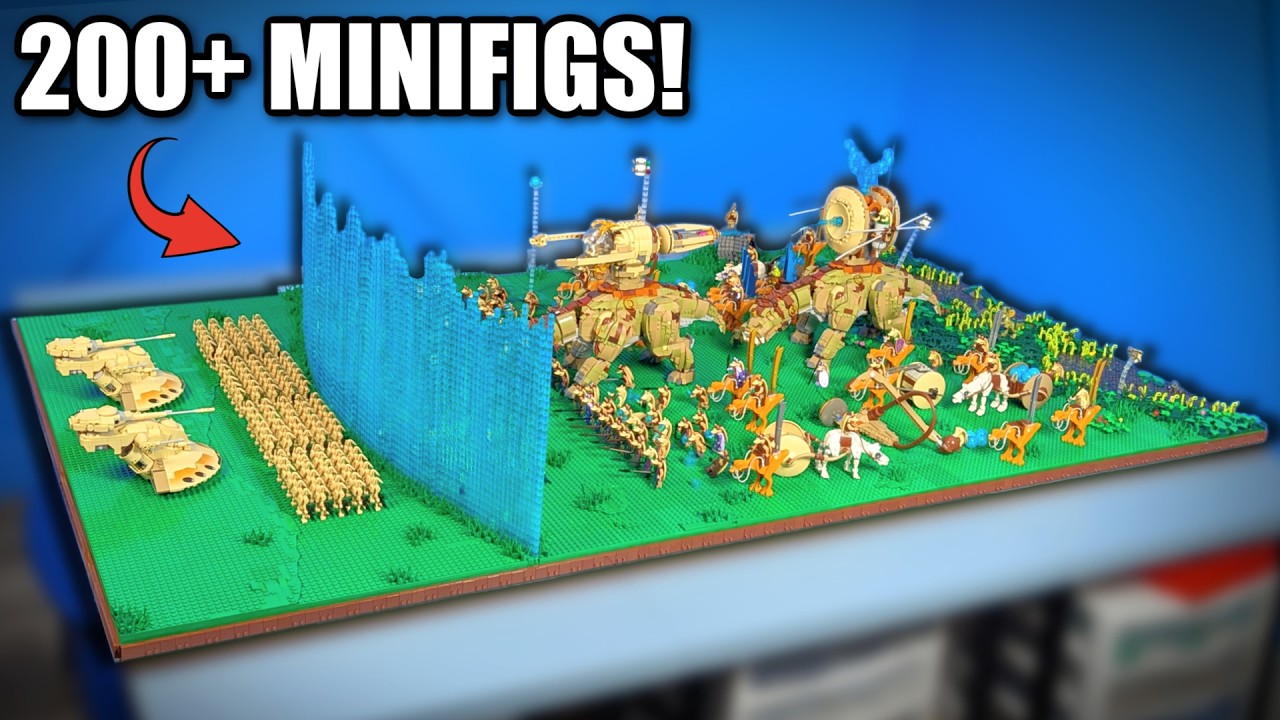 I Built A HUGE LEGO Star Wars The Battle Of Naboo Moc!