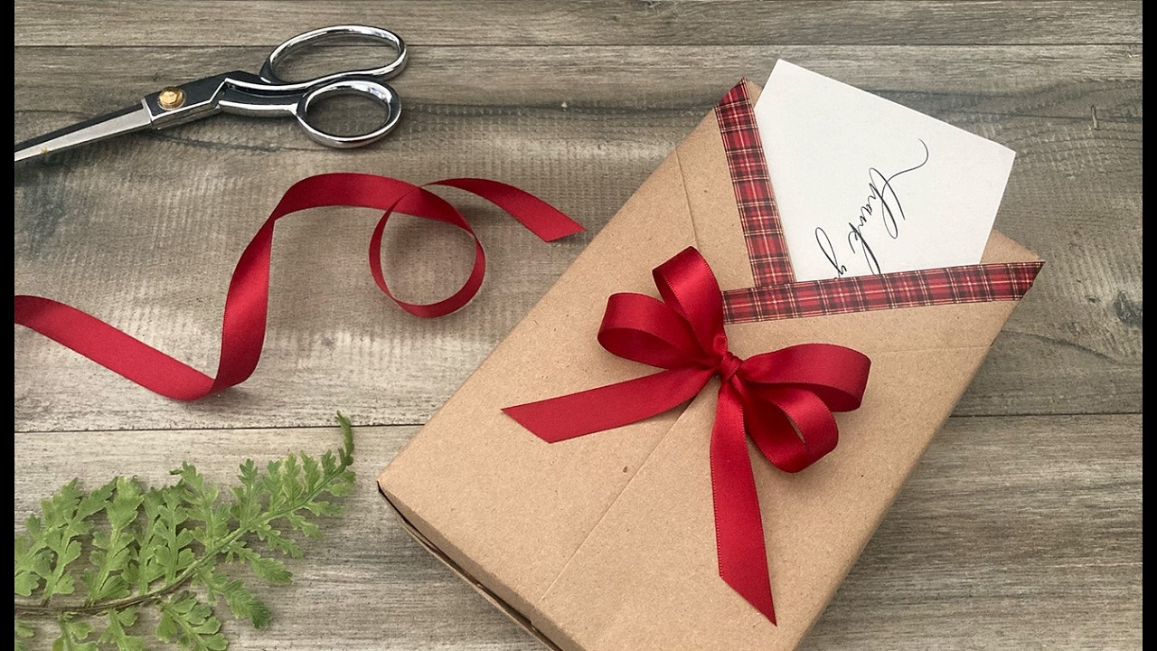Kimono-Style Gift Wrapping + Ribbon Bow Making (Step by Step)
