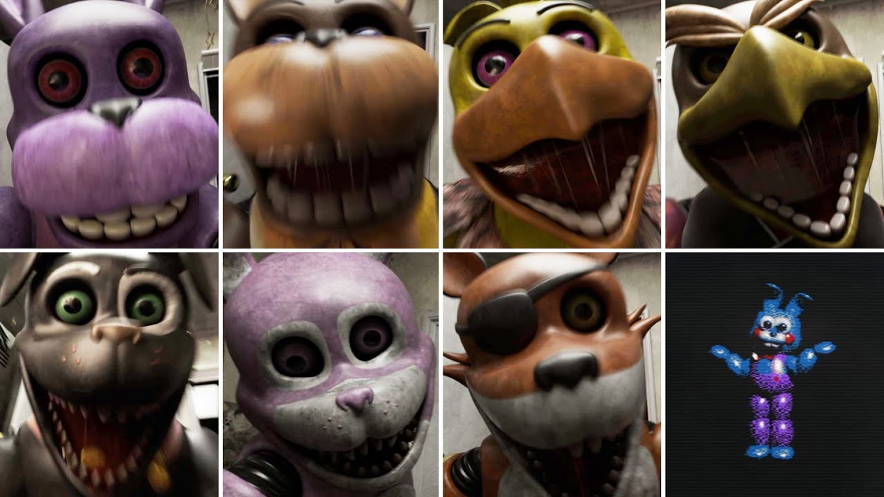 Freddy's Reanimated - All Jumpscares & Extras (Complete)