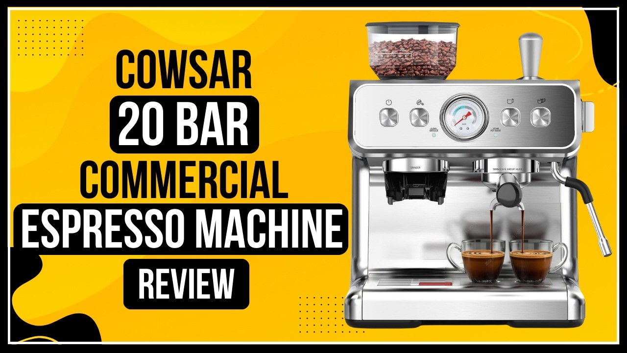 COWSAR 20 Bar Espresso Machine Review
