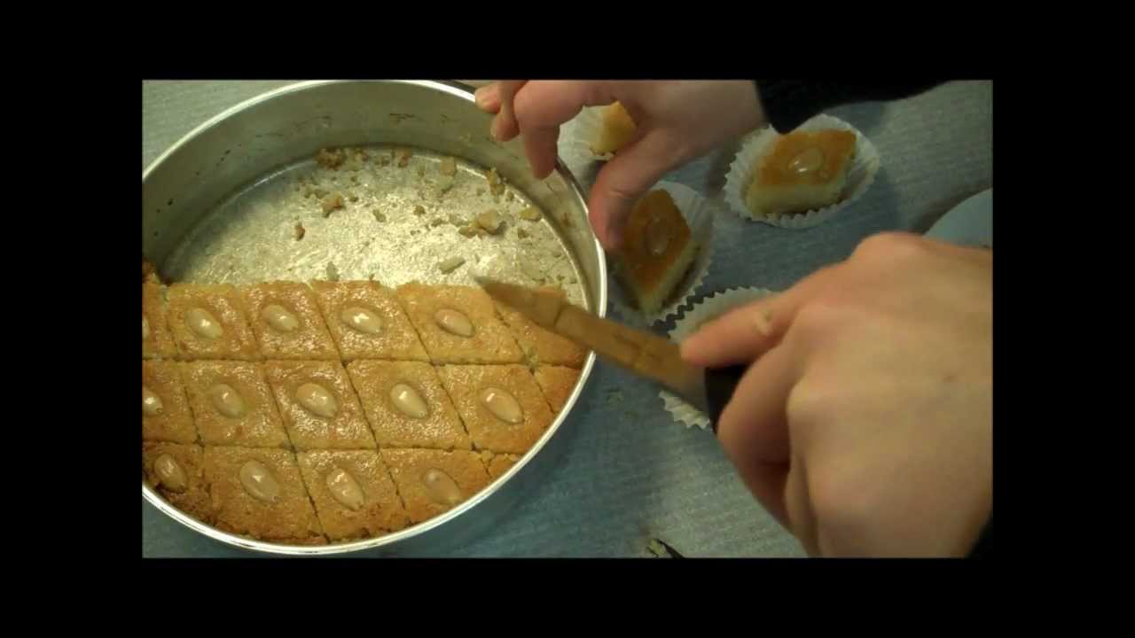 Libyan Basbousa ~ بسبوسة