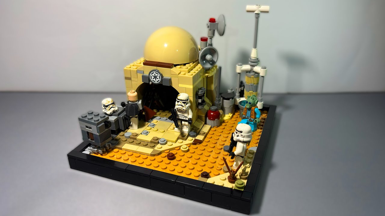 LEGO Star Wars - Imperial Outpost on Tatooine Diorama | MOC