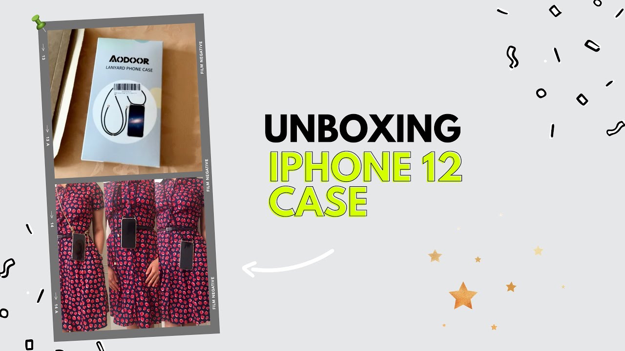 UNBOXING iPhone 12 Case I Handy H&uuml;lle mit Kette #phonecase I #amazon I DIY #shorts #short video
