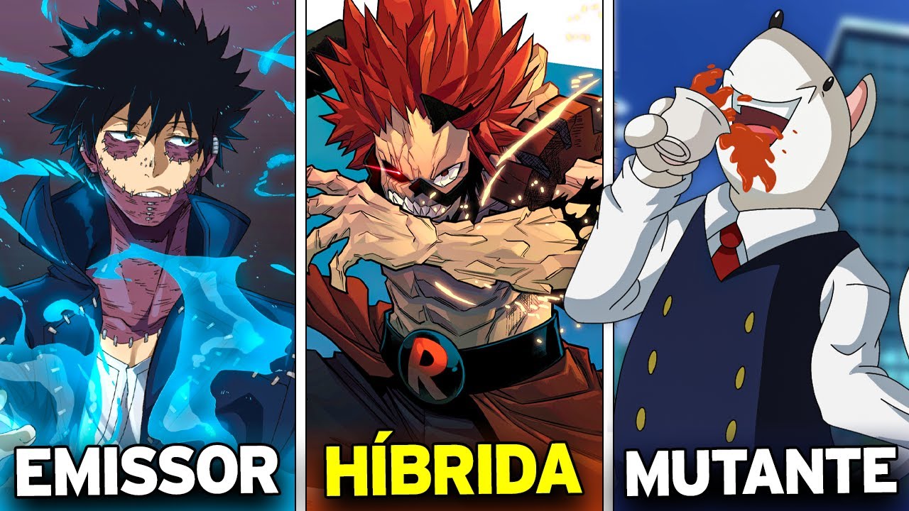 Все виды причуд, которые существуют в Boku no Hero - My Hero Academia