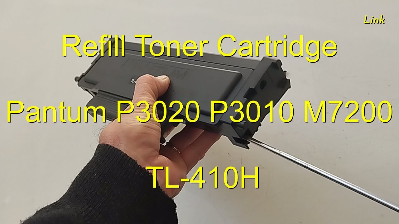 How to refill Toner cartridge Pantum TL-410H P3010 P3020 M7200 M7300