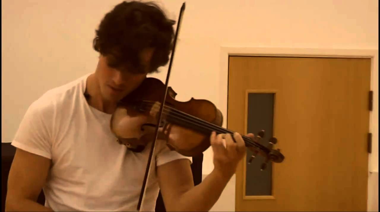 Charlie Siem recording Caprice in A minor