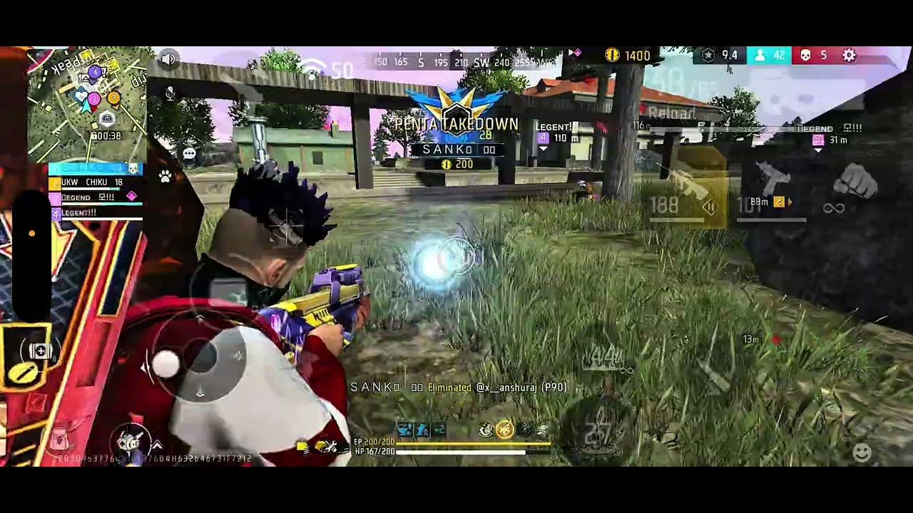 16 KILLS IN BR RANK GAME  MASTER LOBBY ! ANIKET ATUL AND LEGEND - GARENA FREE FIRE MAX