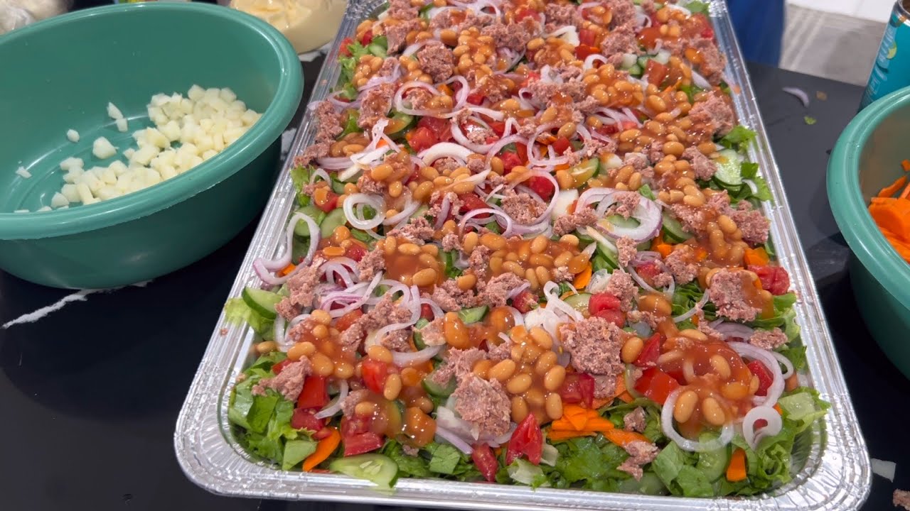 Come To The Local Market and Make A Tasty Ghana Party Salad With Me