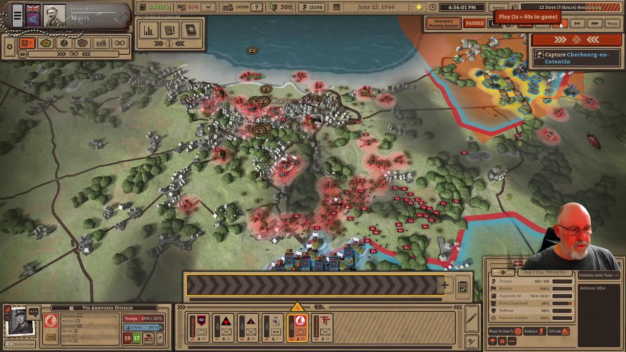 This is AWESOME! Preview of BATTLEPLAN! High Level Command Real-Time Wargame