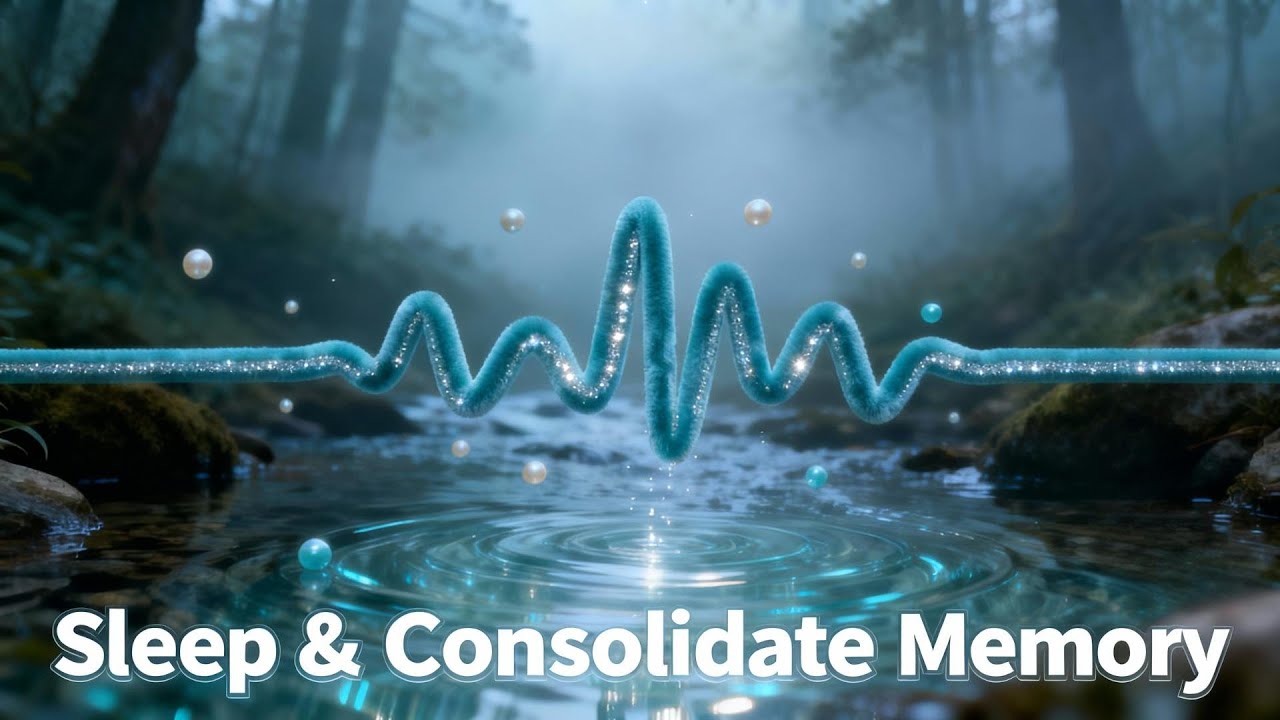 Alpha Wave Deep Sleep Music 🌙 | 11H+ Memory Consolidation (8-10Hz Loops)|Sleep Better, Remember More