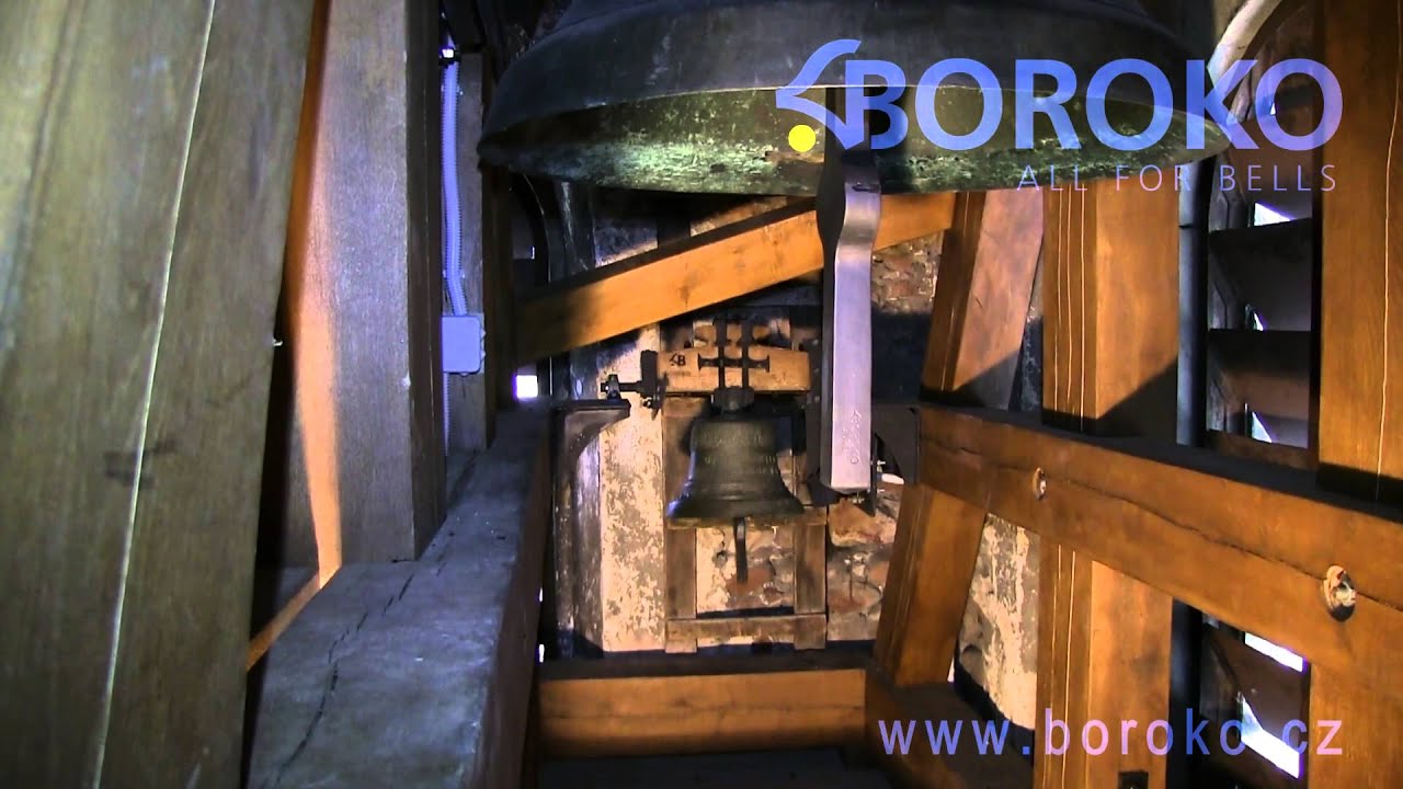 BOROKO zvony - Kysucké Nové Mesto, kostel sv. Jakuba, montáž zvonů