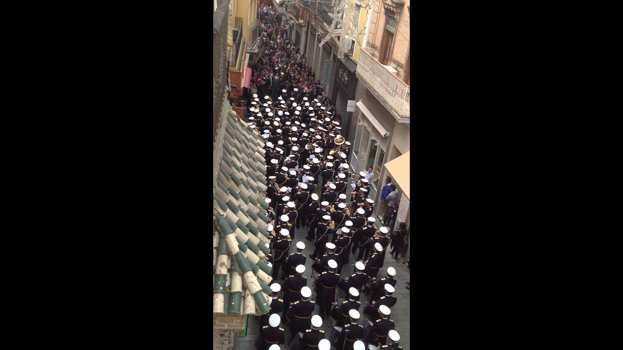 Banda de CC. y TT Stmo. Cristo de las Tres Caídas. Calle Cerrajería. B.S.O. Rocky.
