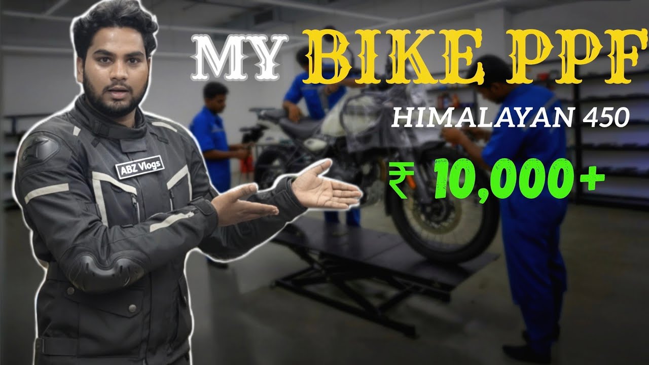 Himalayan 450 PPF Coating | Full Paint Protection Film Process | 2025  @ABZVlogs