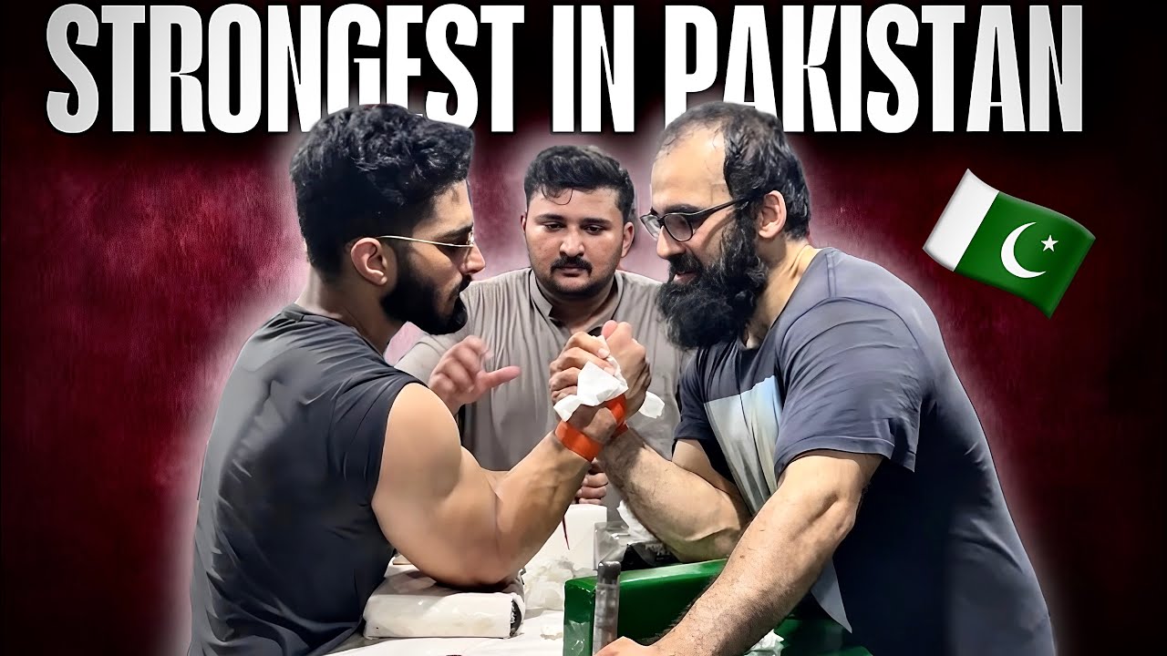 Champions vs Pakistan’s Strongest Armwrestler | Epic Showdown of Strength!