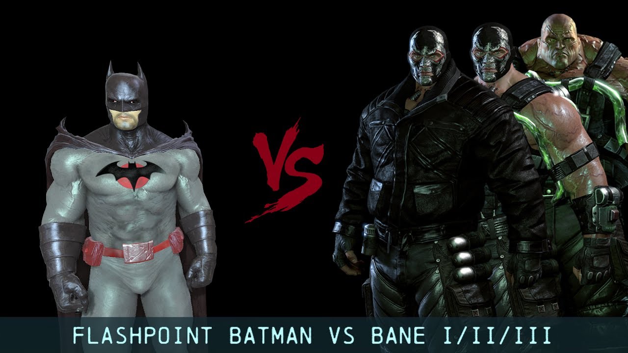ОБМЕН ПЕРСОНАЖАМИ; Бэтмен; Arkham Origins; Flashpoint: Бэтмен против всех Бэйнов