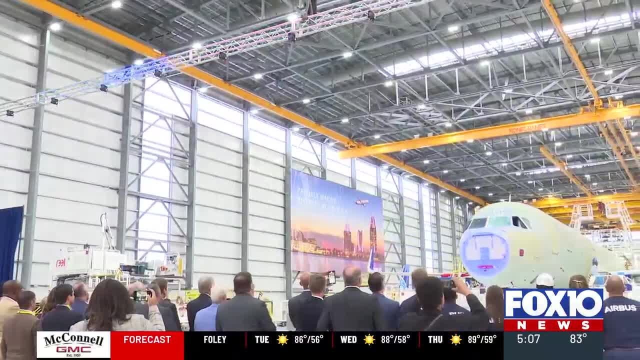 Airbus inaugurates second A320 Final Assembly Line in Mobile