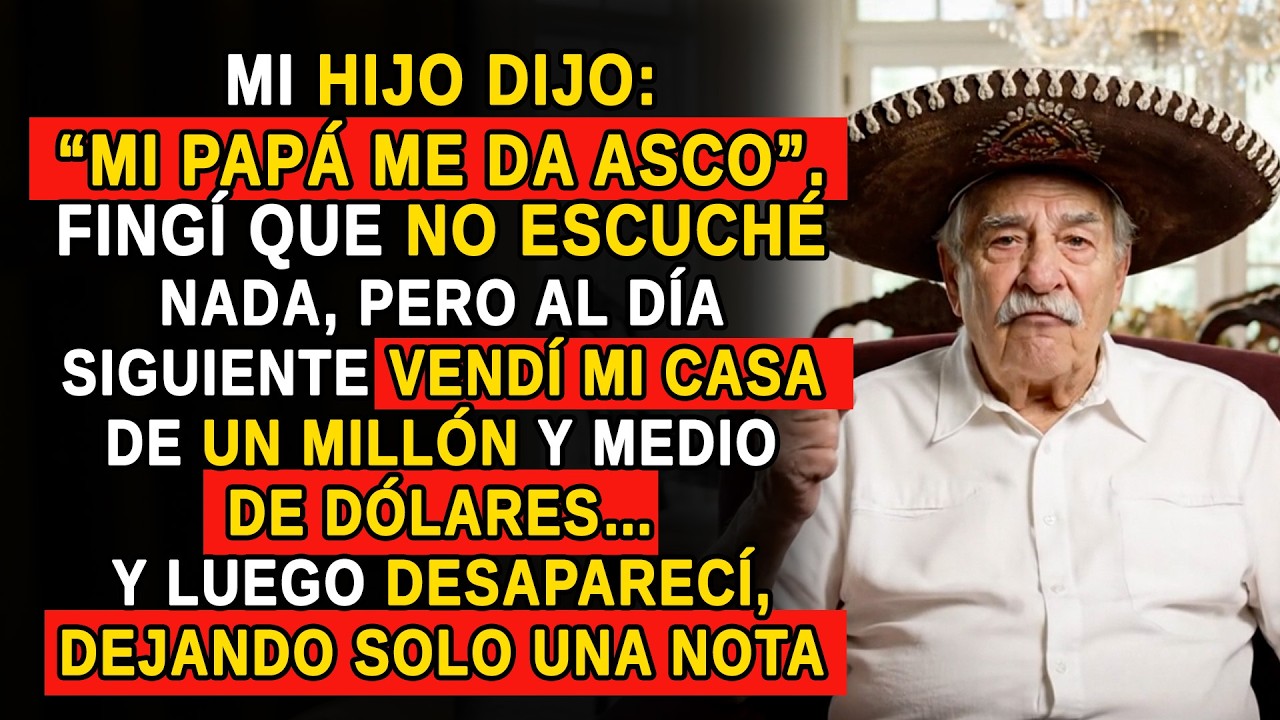 MI HIJO DIJO: “MI PAPÁ ME DA ASCO”. FINGÍ QUE NO ESCUCHÉ NADA, PERO AL DÍA SIGUIENTE VENDÍ MI CASA..