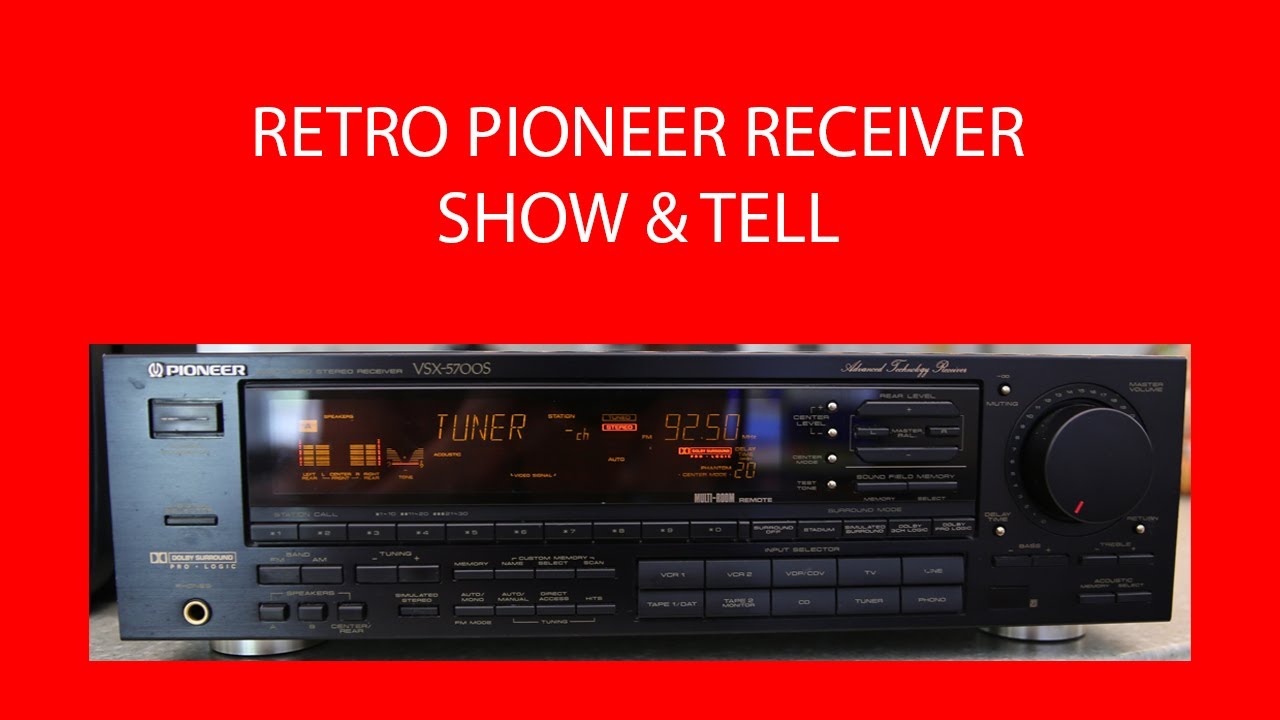 Retro Pioneer Receiver Show & Tell - #IJDM129