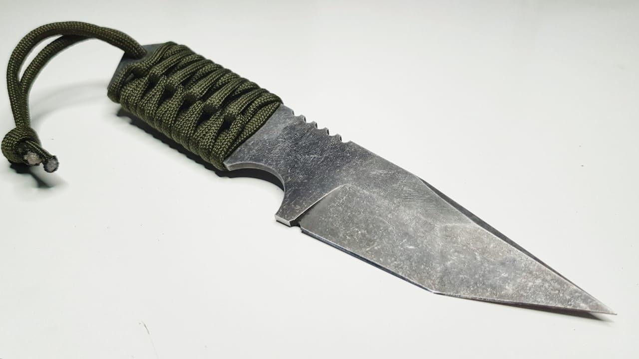 Knife Making: Making a Tanto paracord Knife