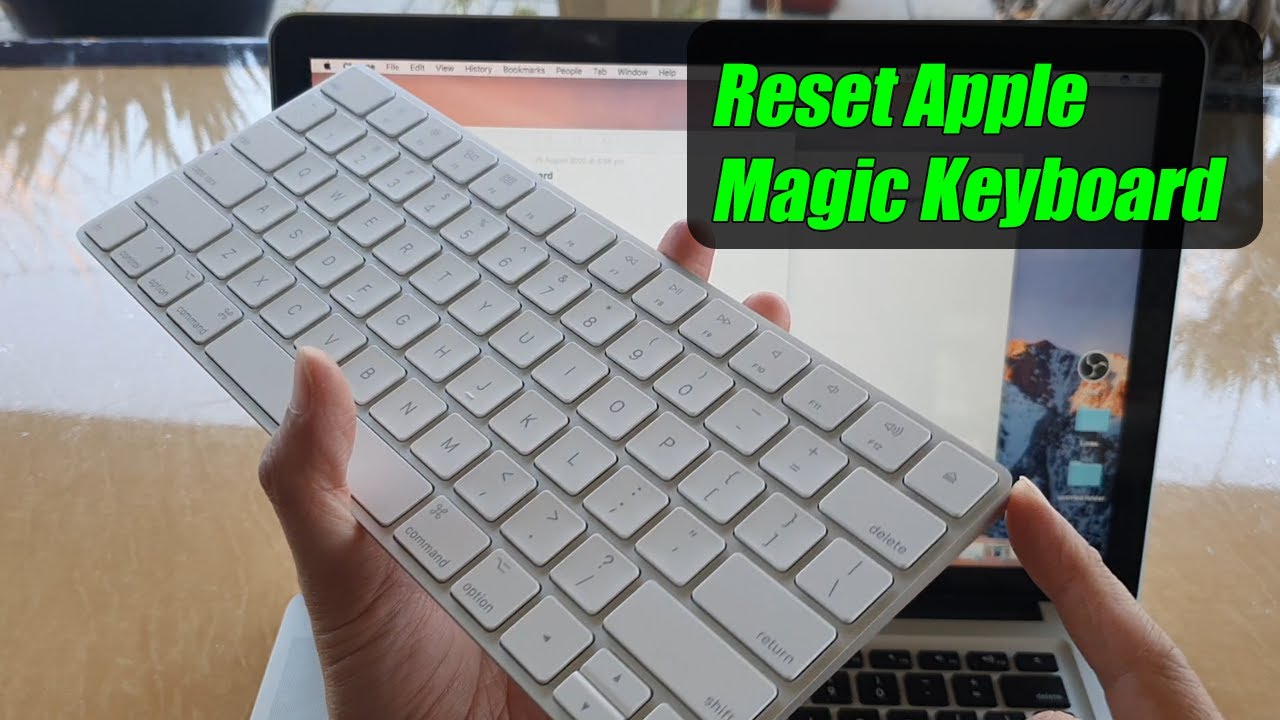 Как сбросить настройки клавиатуры Apple Magic Keyboard, если она не подключается/не создаёт пару/...