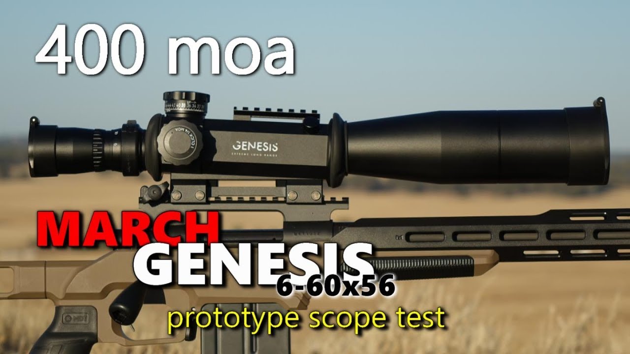 March GENESIS 6-60x56 ELR rifle scope