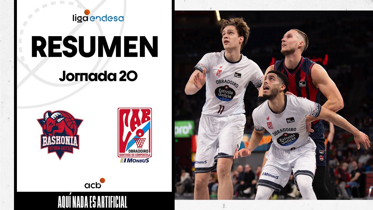 Baskonia - Monbus Obradoiro (89-79) RESUMEN | Liga Endesa 2023-24