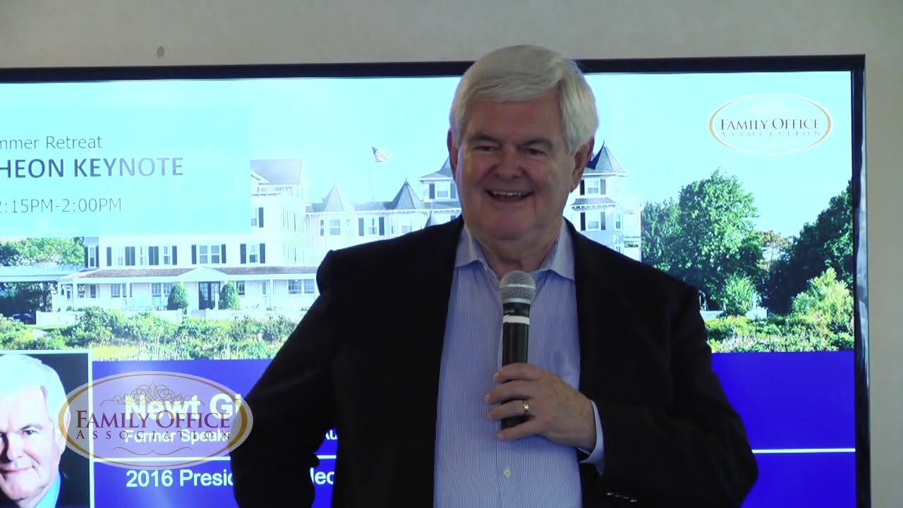 Newt Gingrich- Full Talk! What they don't want you to know.