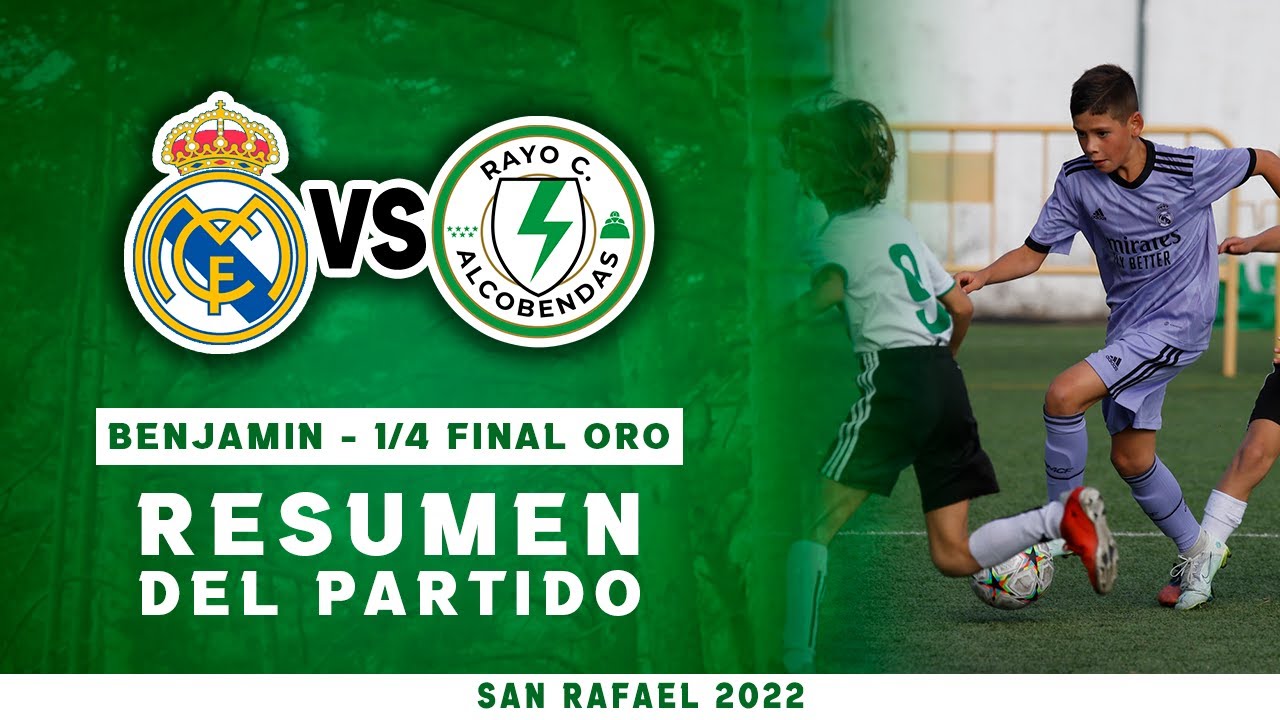 RESTV / Real Madrid 5 - Rayo Alcobendas 0 / BENJAMÍN / 1/4 Final - Fase ORO