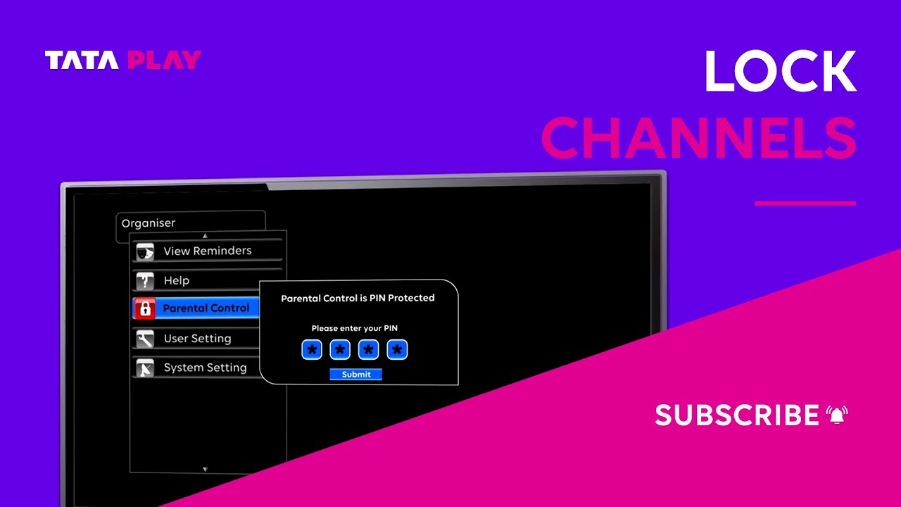 Tata Play | How to lock channels on your account