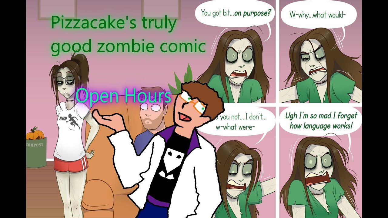 Pizzacake's truly good zombie comic
