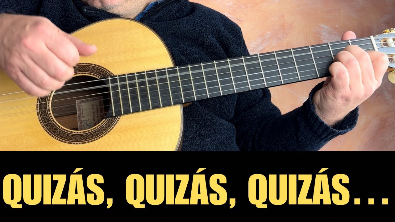 Quizás, quizás, quizás en guitarra, #guitarra #guitarlesson #guitarraprincipiantes