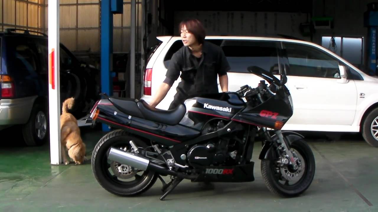 GPZ1000RX　参考動画　逆車