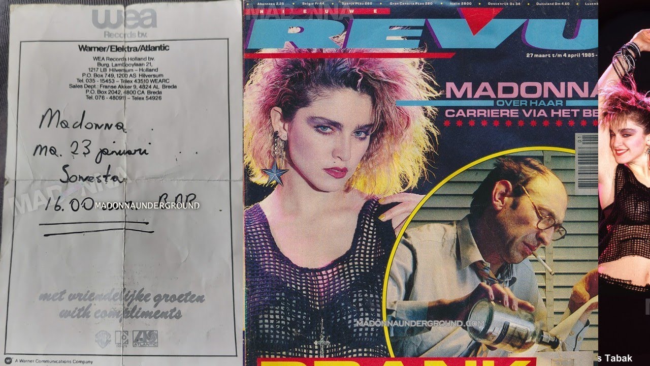 Madonna first ever Dutch Radio Interview January 1984
