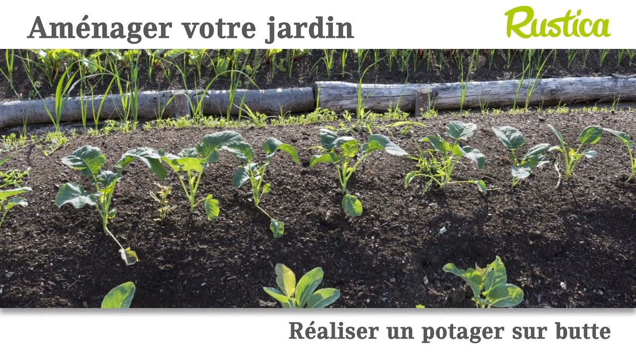 La r&eacute;alisation d'un potager sur butte : pas &agrave; pas