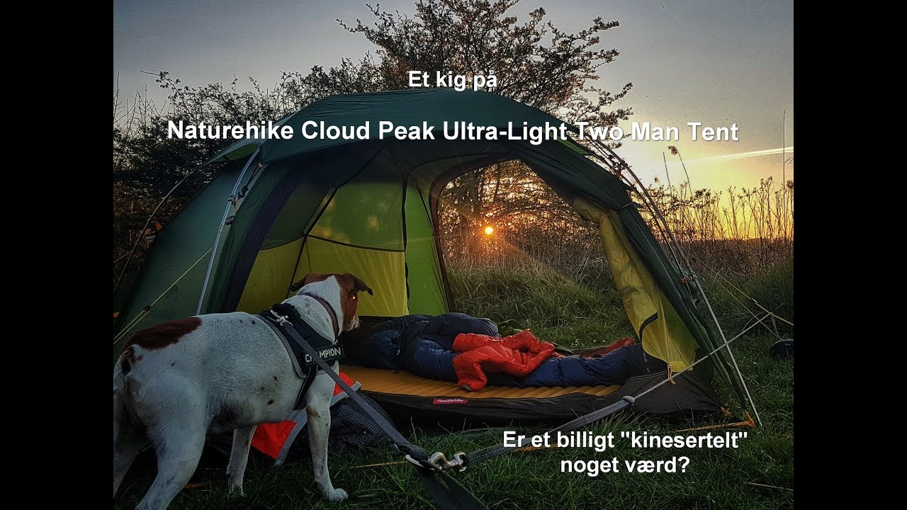 Et kig på Naturehike Cloud Peak 2 personers telt