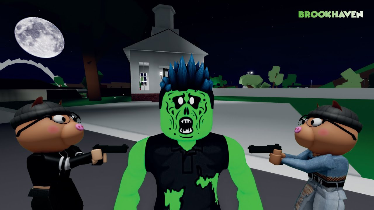 🧟 ZOMBİ PIGGY ' LER EVİMİZE SALDIRDI !!! 😈  | BROOKHAVEN RP | ROBLOX TÜRKÇE