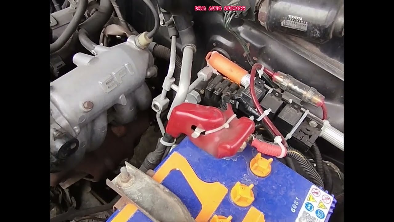 WIRING DAN CARA PEMASANGAN ELECTRIC FAN PADA TOYOTA KIJANG KAPSUL 7K EFI. ||| SETOMO TECHNICIAN!!!