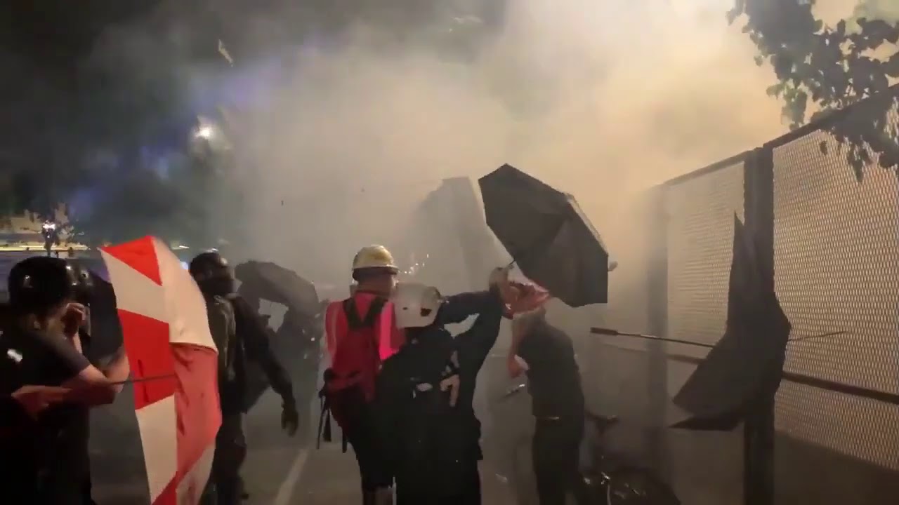Compilation: Antifa at Portland Federal Courthouse - 2020/07/23