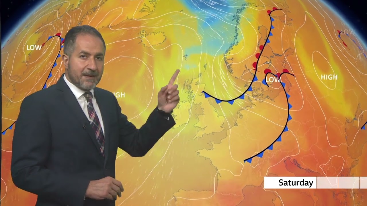 BBC Weather today in UK -  July 17th, 2026